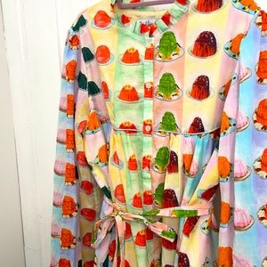 RESERVED Rachel Antonoff Drew Dress Jello Large